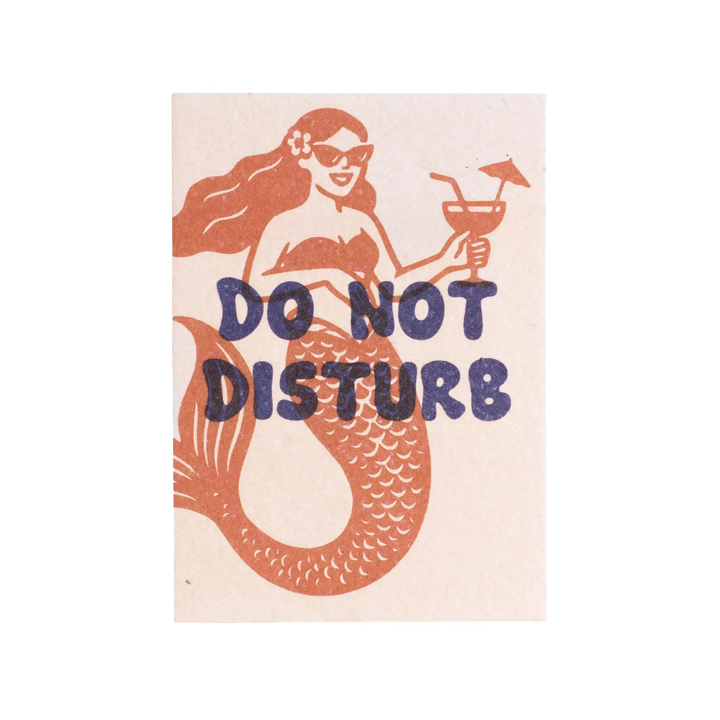 Postal Plantable Do Not Disturb Semillas de Manzanilla | Papel de Algodón Reciclado | Regalo Original - Resetea_0