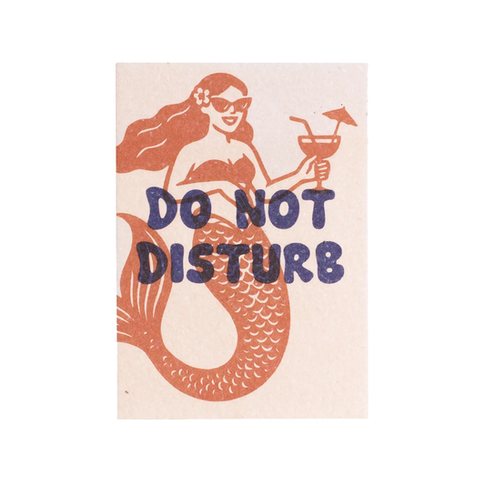 Postal Plantable Do Not Disturb Semillas de Manzanilla | Papel de Algodón Reciclado | Regalo Original - Resetea_0