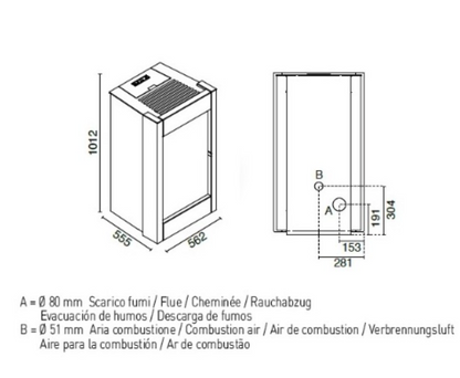 Estufa De Pellet Eva Calòr Barbara 901681100 Acabado Serpentina_3