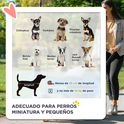 Pawhut Carrito Para Perros Plegable Con Cesta De Almacenaje 75x45x97 Cm Gris_3