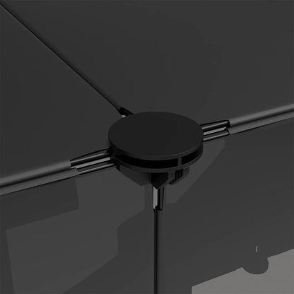 Vidaxl Jaula De Animales Pequeños Negro 143x107x93 Cm Pp Y Acero_5