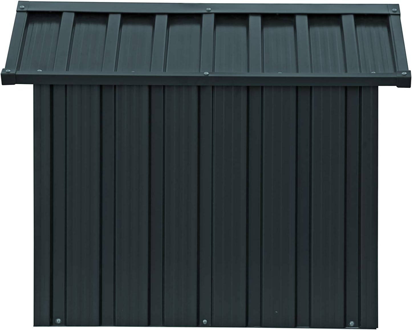 Duramax - Caseta Cobertizo Jardín - Roboshed  - Metal - Color Gris Antracita_5