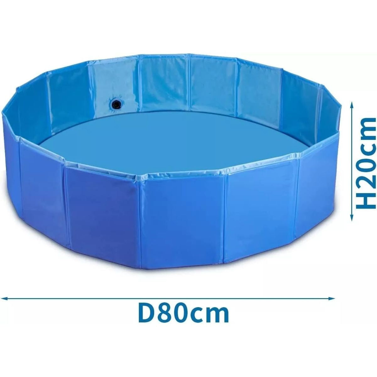 Piscina plegable para mascotas Nobleza D80 x H20 cm