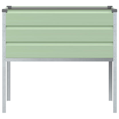 Jardinera Verde Pastel 100 X 45 X 90 Cm Acero Galvanizado_3