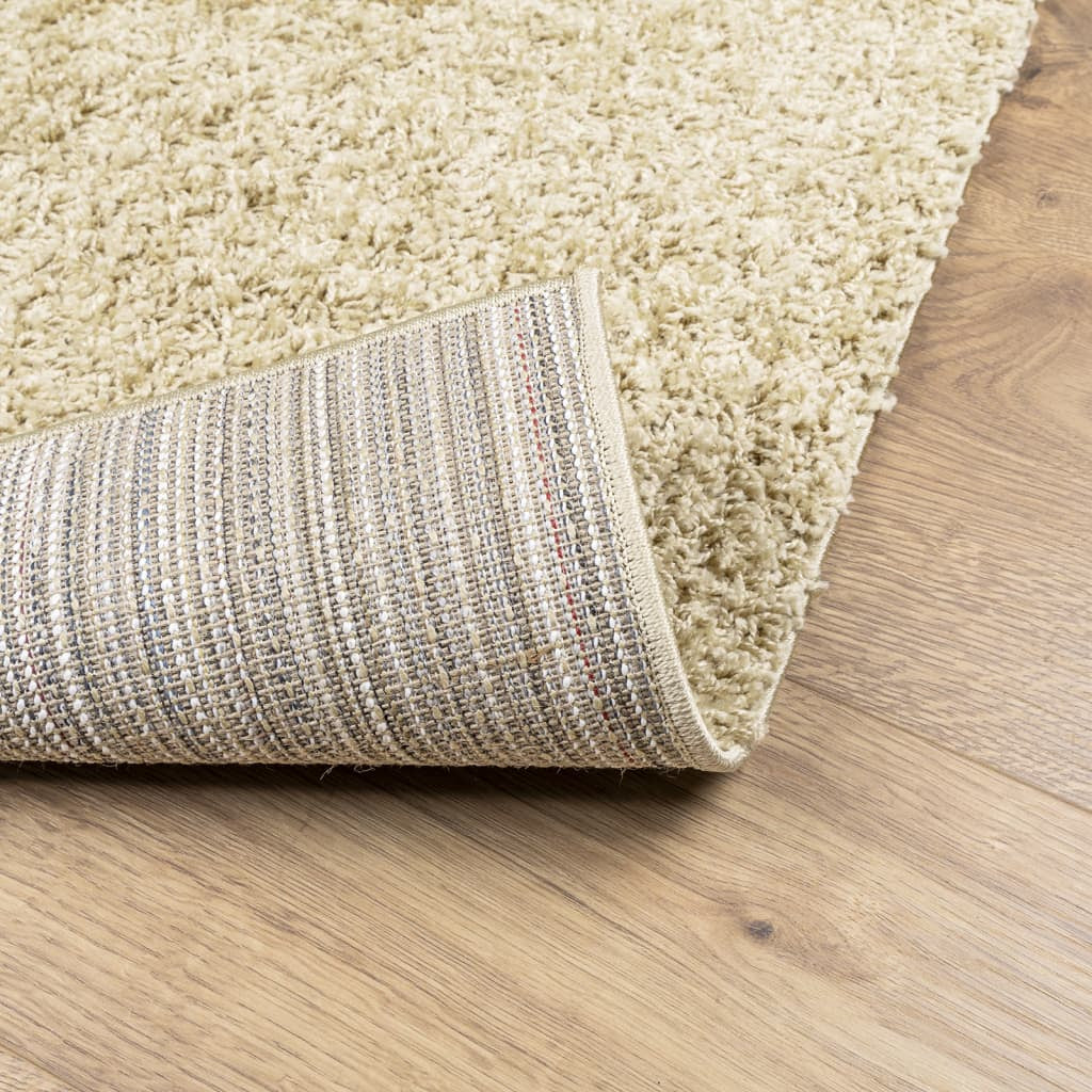 Vidaxl Alfombra Peluda De Pelo Largo Moderna Pamplona Dorado 60x110 Cm_4