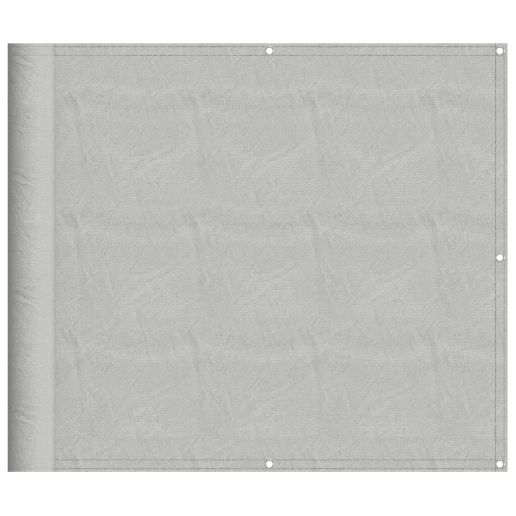 Vidaxl Pantalla De Balcón 100% Poliéster Oxford Gris Claro 90x400 Cm_0