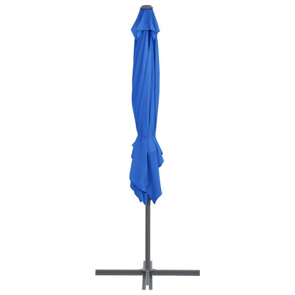 Vidaxl Sombrilla Jardín Voladiza Palo Aluminio Azul Azure 250x250 Cm_3