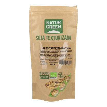 Soja Texturizada en Tiras Bio NaturGreen115 g