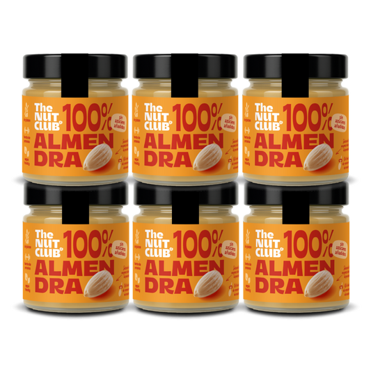 Pack crema 100% almendra nacional 6 uds The Nut Club 1080g_0