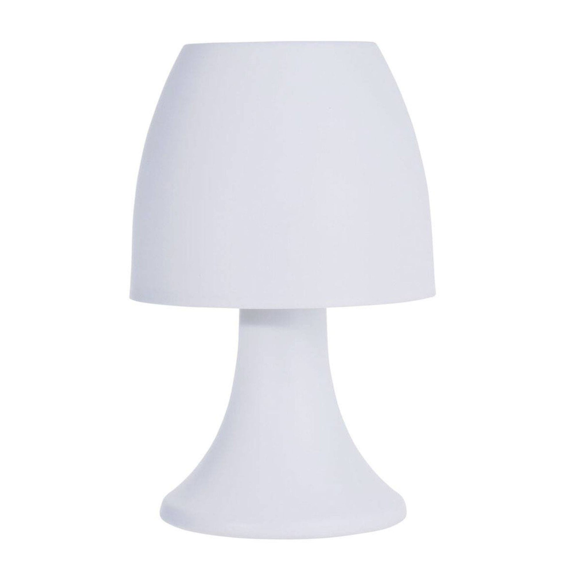 Well Home Lampara De Mesa Color Blanco Ø12x19,2cm