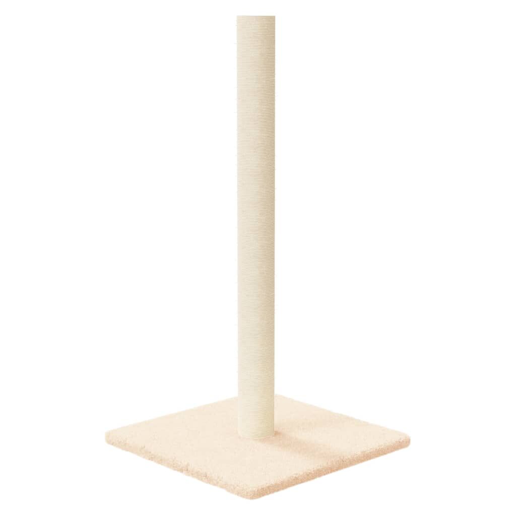 Vidaxl Poste Rascador Para Gatos Crema 35x35x70 Cm_0