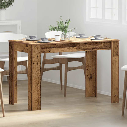 Mesa De Comedor De Madera Contrachapada Madera Vieja_2