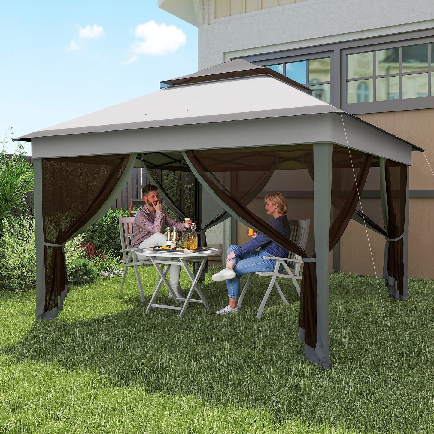 Outsunny Carpa Plegable 3x3x2_1