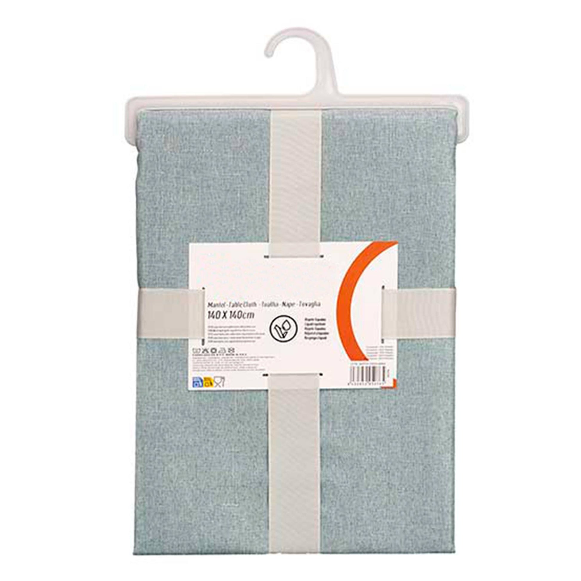 Mantel Poliester 140x140cm Azul Palo Colección Kinvara