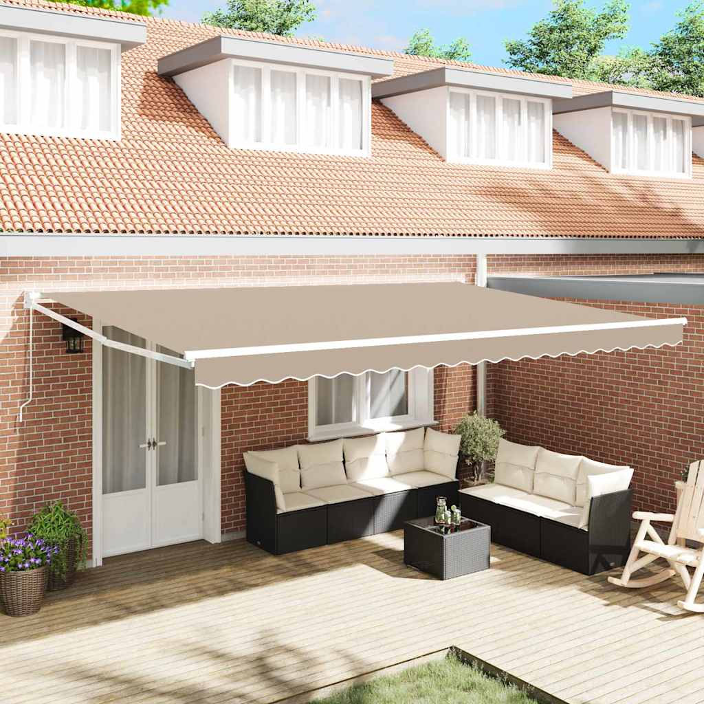 Toldo Retráctil Beige 500 X 300 X 165 Cm_1
