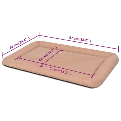 Vidaxl Colchón Para Perro Tamaño Xxl Beige_2