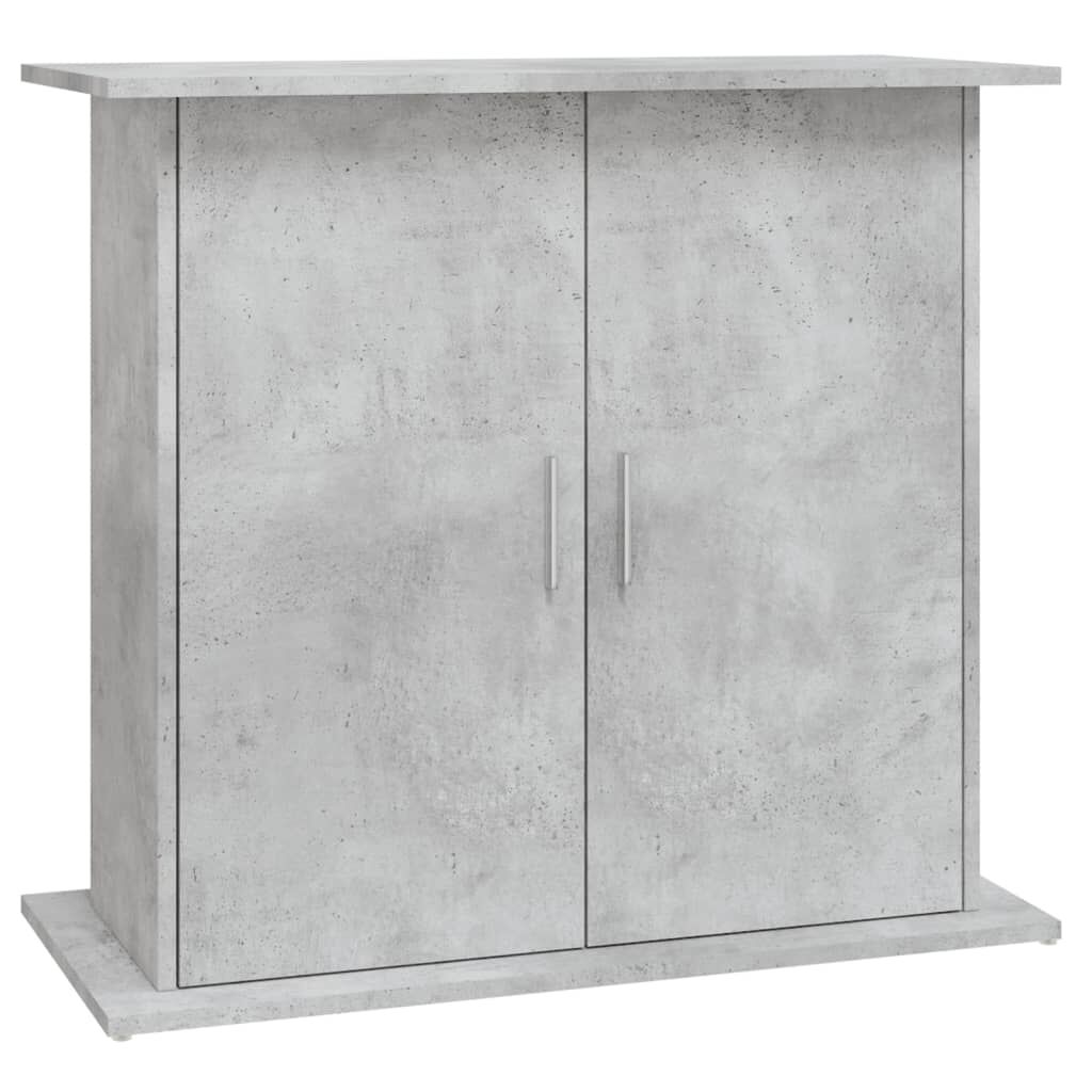Vidaxl Soporte Para Acuario De Hormigón Gris 81x36x73 Cm De Madera Sintética_0
