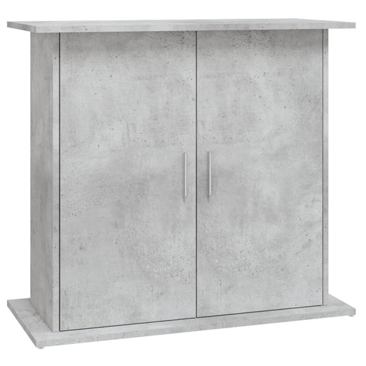 Vidaxl Soporte Para Acuario De Hormigón Gris 81x36x73 Cm De Madera Sintética_0