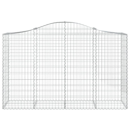 Cestas Gaviones 12 Uds Forma De Arco Hierro 200x50x120/140 Cm_3