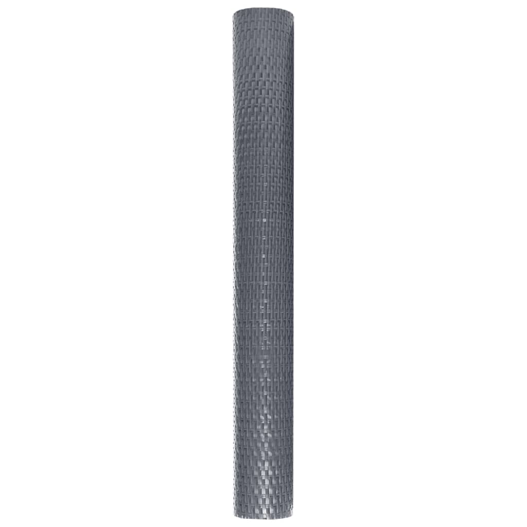 Toldo Para Balcón Ratán Sintético Gris Antracita 1000x100 Cm / Vetonek_2
