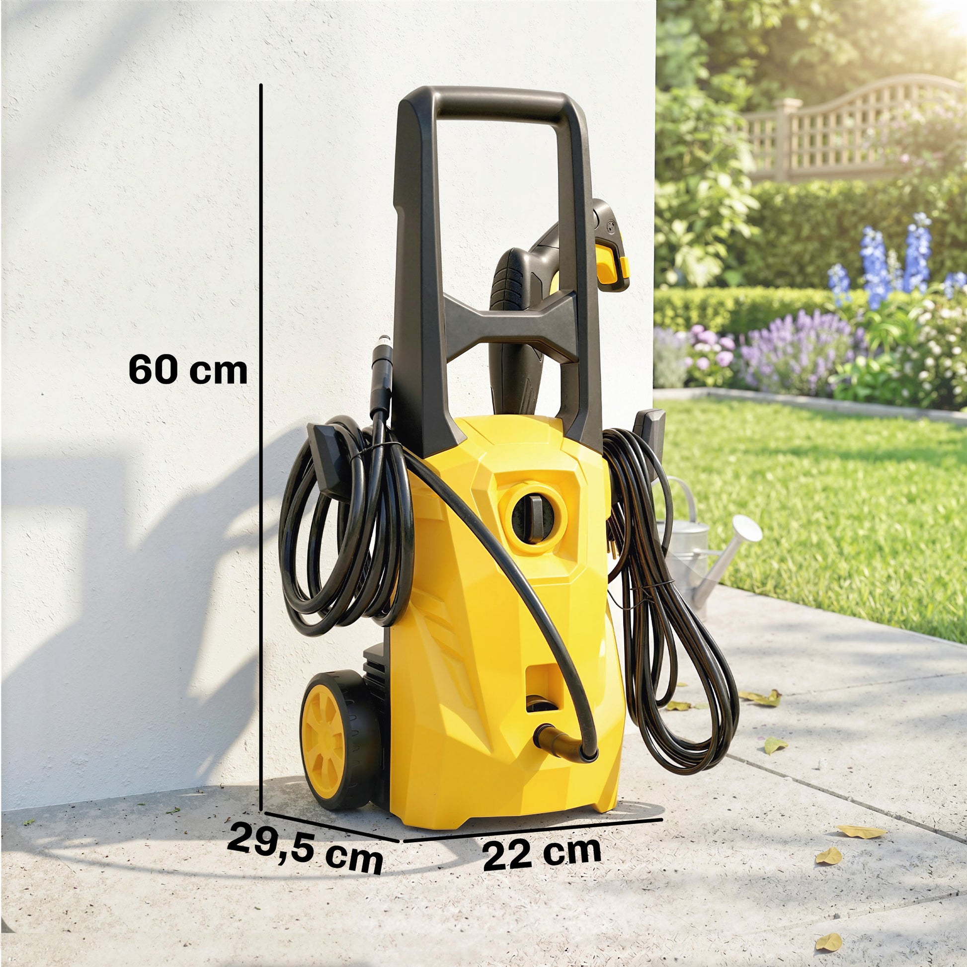 Outsunny Hidrolimpiadora De Alta Presión 1600w Caudal 390 L/h Presión 120 Bar_2
