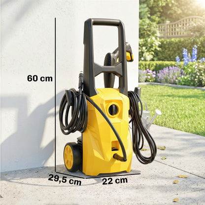 Outsunny Hidrolimpiadora De Alta Presión 1600w Caudal 390 L/h Presión 120 Bar_2