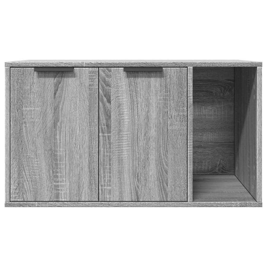 Vidaxl Mueble Arenero Para Gatos Madera Gris Sonoma 80x50x45 Cm_4