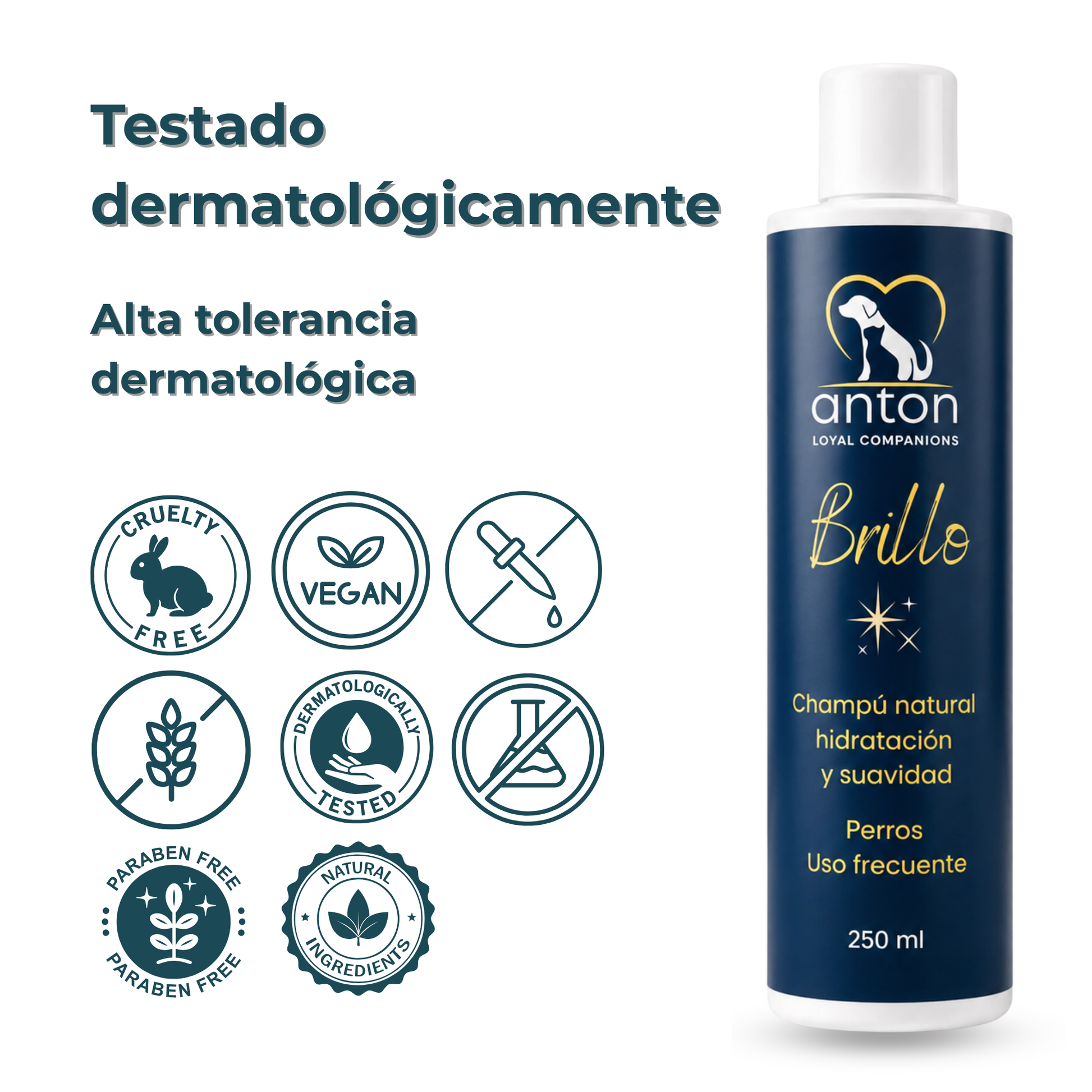 Champú natural para el cuidado del pelaje de perros – Pack 2 x 250 ml_5
