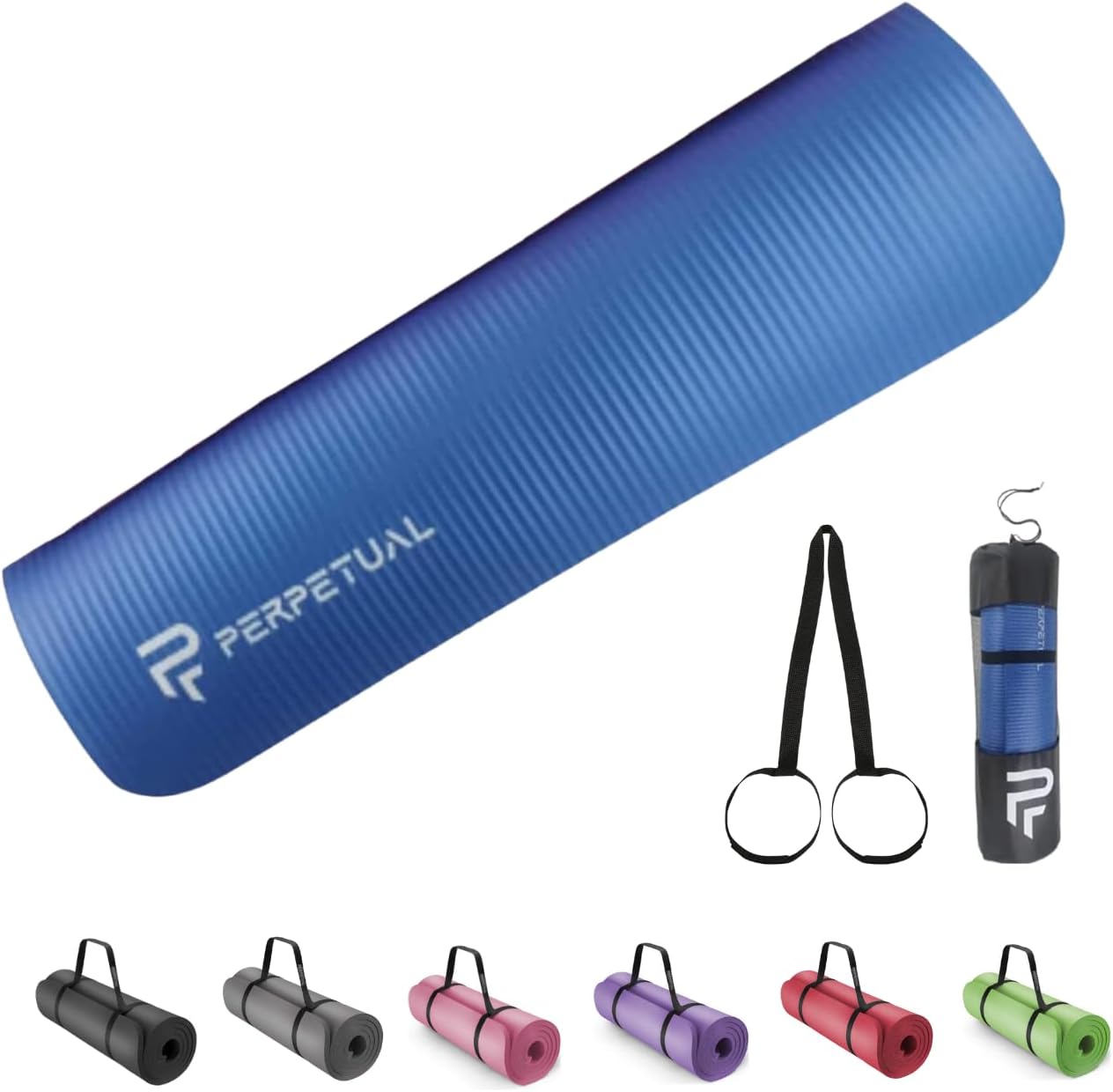 Esterilla De Gimnasia Perpetual Y Pilates 15mm - Esterilla Antideslizante - Con Asa Y Bolsa De Transporte_0