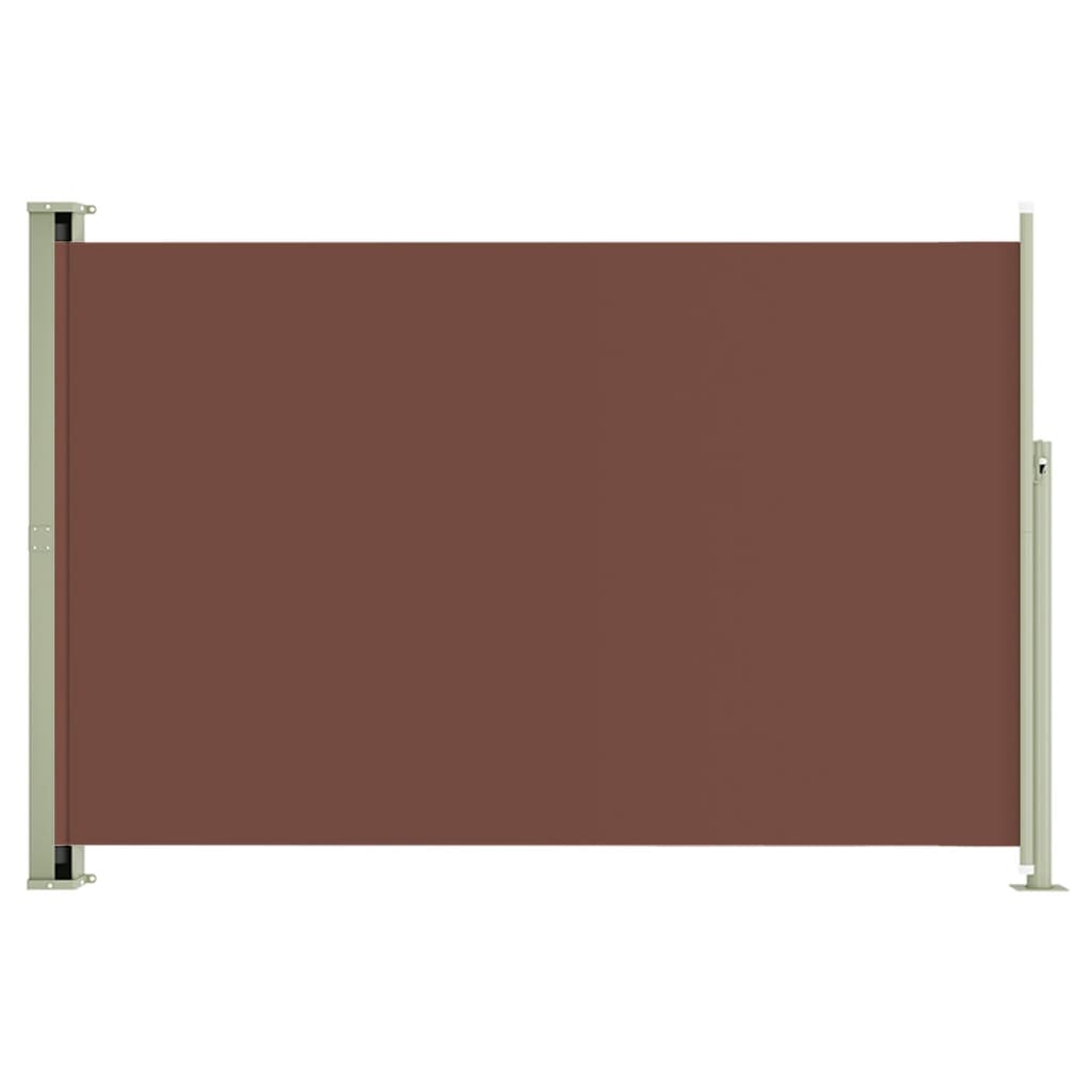 Toldo Lateral Retráctil Para Patio Marrón 200x300 Cm_0
