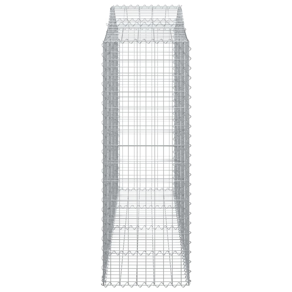 Cestas Gaviones 13 Uds Forma De Arco Hierro 200x50x140/160 Cm_4