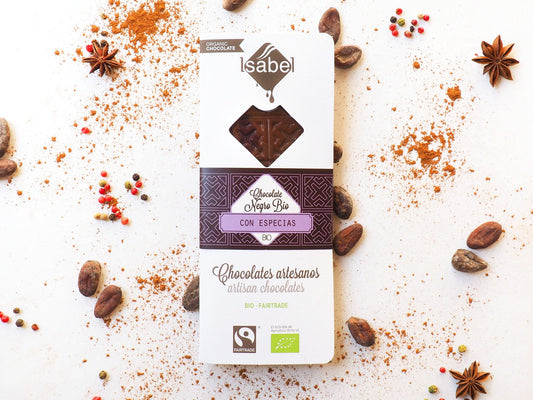 Tableta Bio chocolate negro con especias_0