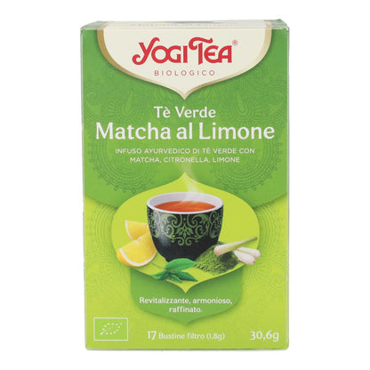 Yogi Tea BIO Té verde y Matcha limón, 17 bolsitas