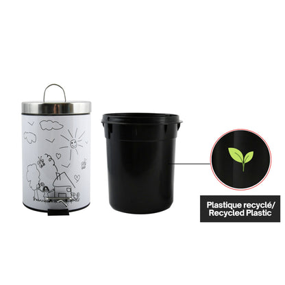 Cubo De Basura 3l Jardin D'enfant_4