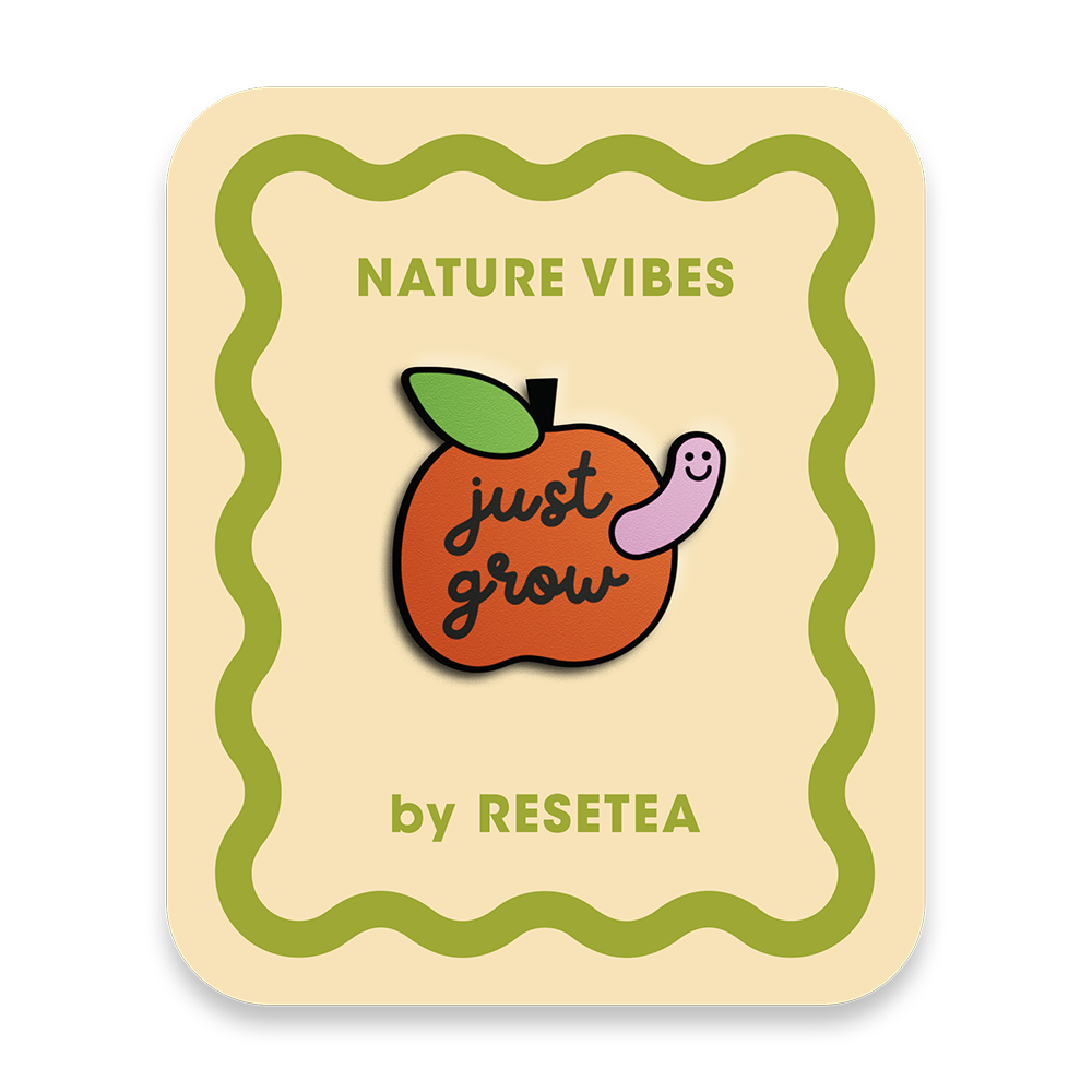Just Grow Pin | Accesorio Moderno Y Original Para Chaquetas, Mochilas Y Bolsos_0