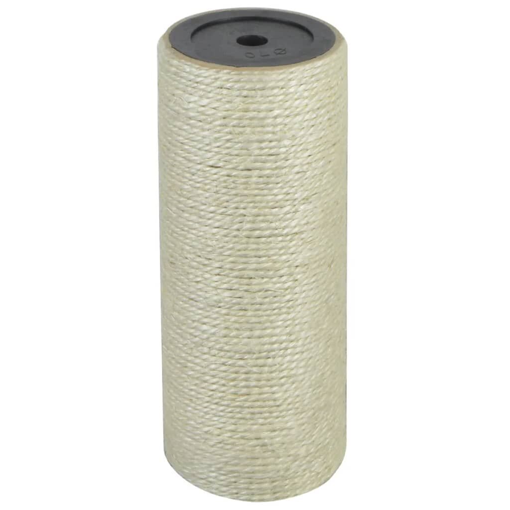 Vidaxl Poste Rascador Para Gatos 8x20 Cm 10 Mm Beige_0