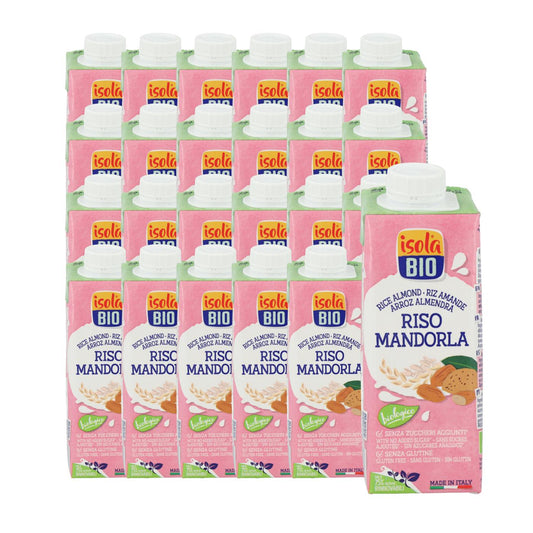 Pack 24 uds Bebida de Arroz y Almendras Bio Isola BIO 250 ml