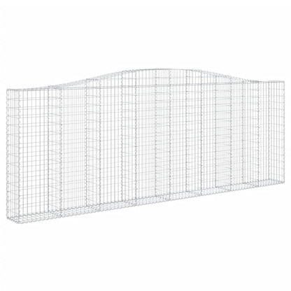 Cestas De Gaviones 15 Uds Forma De Arco Hierro 400x30x140/160cm_2