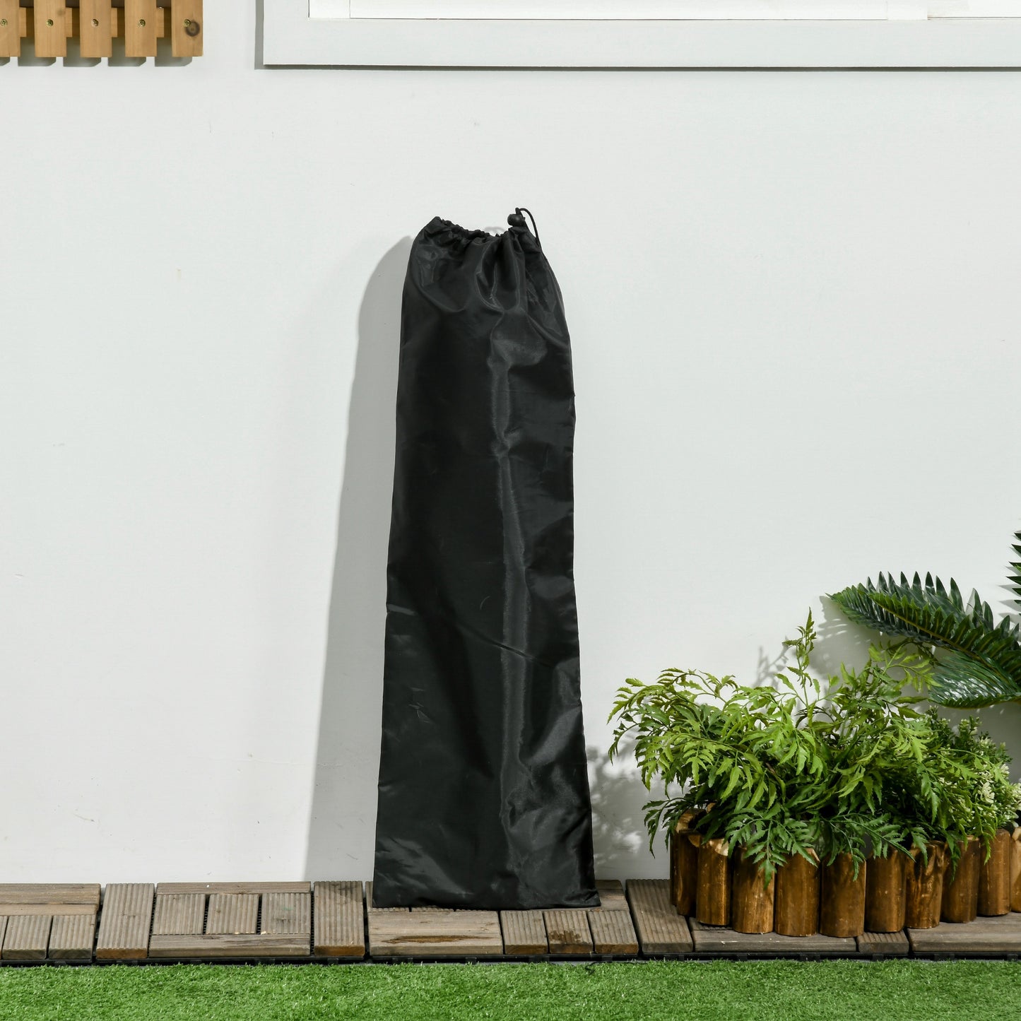 Pawhut Cama Elevada Para Mascotas Portátil Con Toldo Extraíble Exterior 92x76x90_4