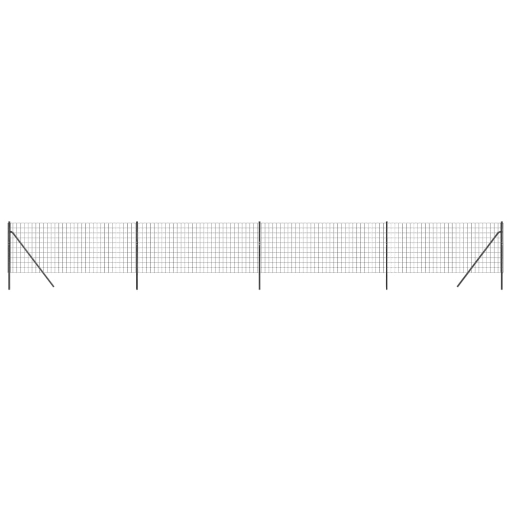 Cerca De Alambre De Acero Galvanizado Antracita 0,8x10 M / Vetonek_3