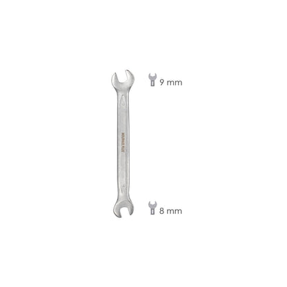 Llave Fija Plus Acero Cromo Vanadio 8x9 Din 3110. Llave Fija, Llave Fija Doble_1