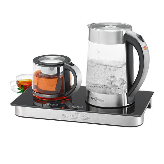Hervidor De Agua Proficook Pc-tks 1056 1,7 L Negro, Acero Inoxidable, Transparente_0