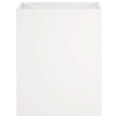 Macetero De Jardín 2 Uds. Blanco 40 X 30 X 50 Cm_3