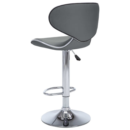 323648 Bar Stools 2 Pcs Grey Faux Leather_4