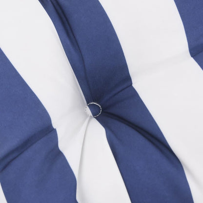 Vidaxl Cojín Banco Jardín Tela Oxford A Rayas Azul Y Blanco 180x50x7cm_4