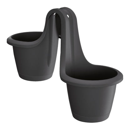 Maceta Respana Railing 13l., Dimensiones (mm) 398x298x209, Color Antracita_0
