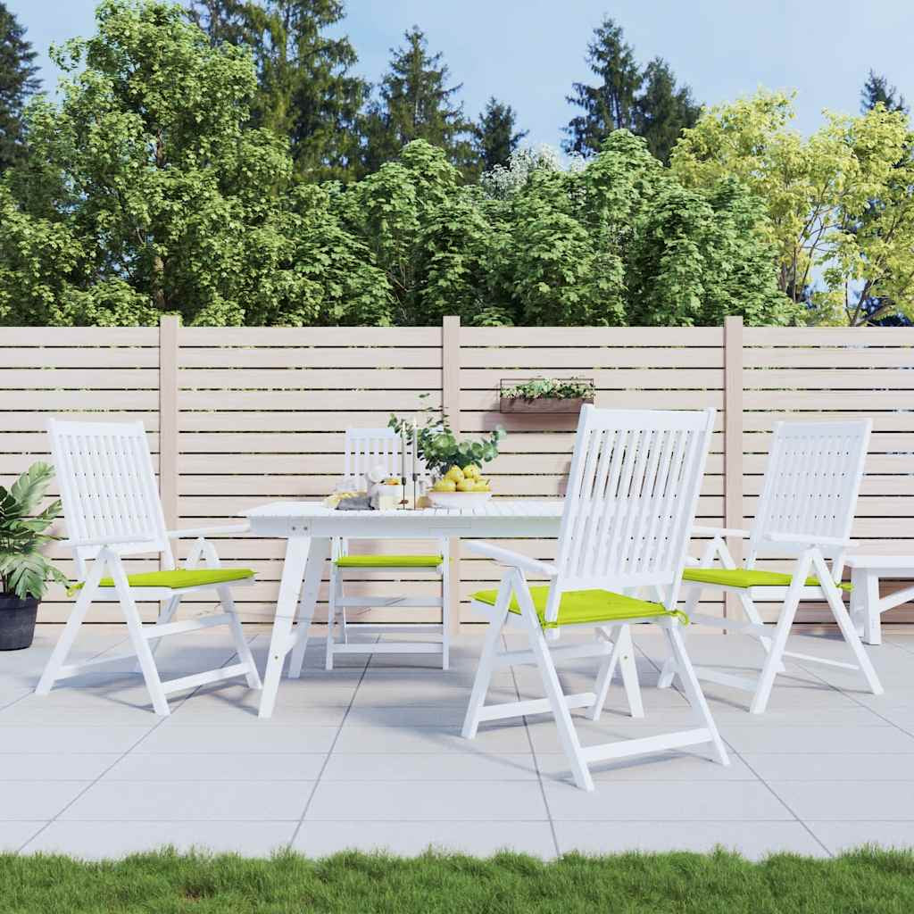 Vidaxl Cojines De Silla De Jardín 4 Uds Tela Oxford Verde 40x40x4 Cm_1