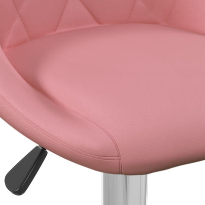 Taburete De Cocina De Terciopelo Rosa_5