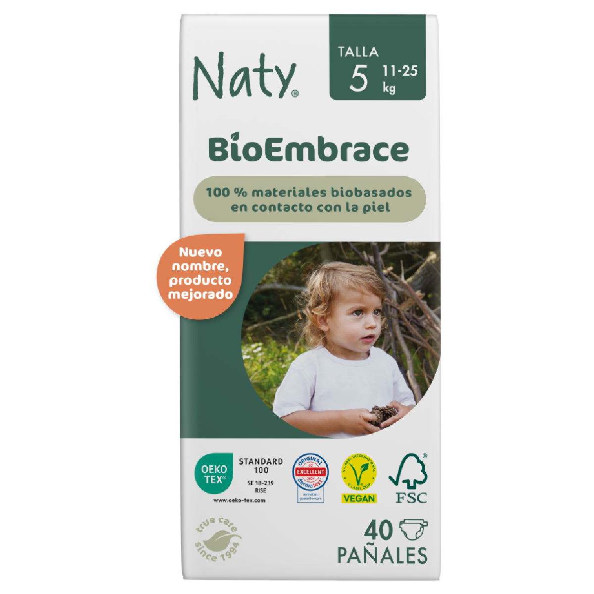 Pañal Nº 5 Naty 11-25 kg  Eco by Naty 40 uds