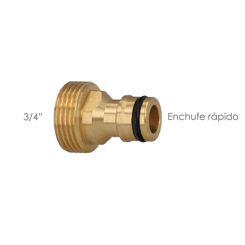 Adaptador Manguera Laton 3/4 Macho_1